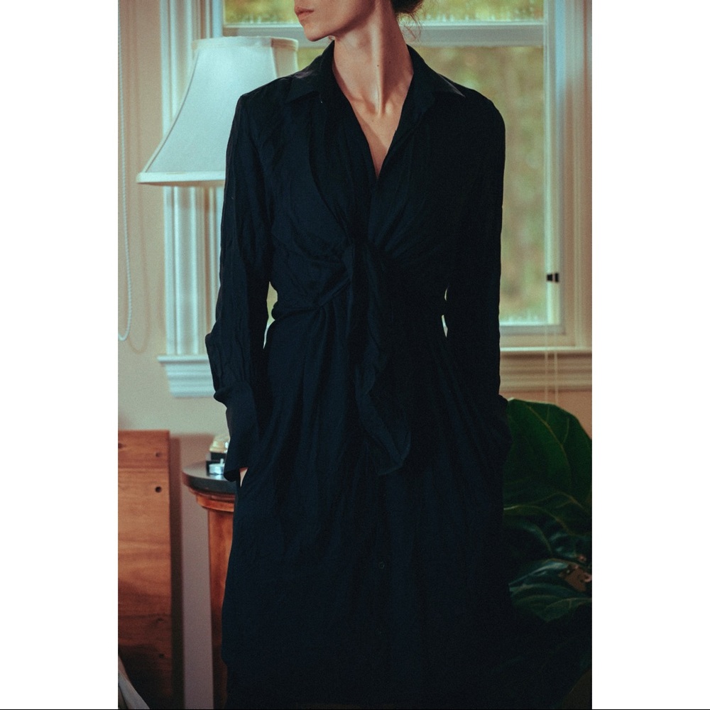 Y’s by Yohji Yamamoto Layered Black Dress